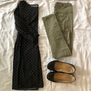 Black/white Polka Dot Tunic